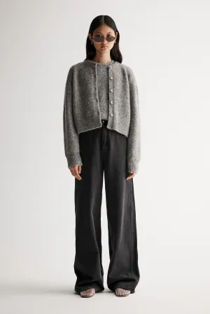 Abigail Knit Cardigan Grey Marle
