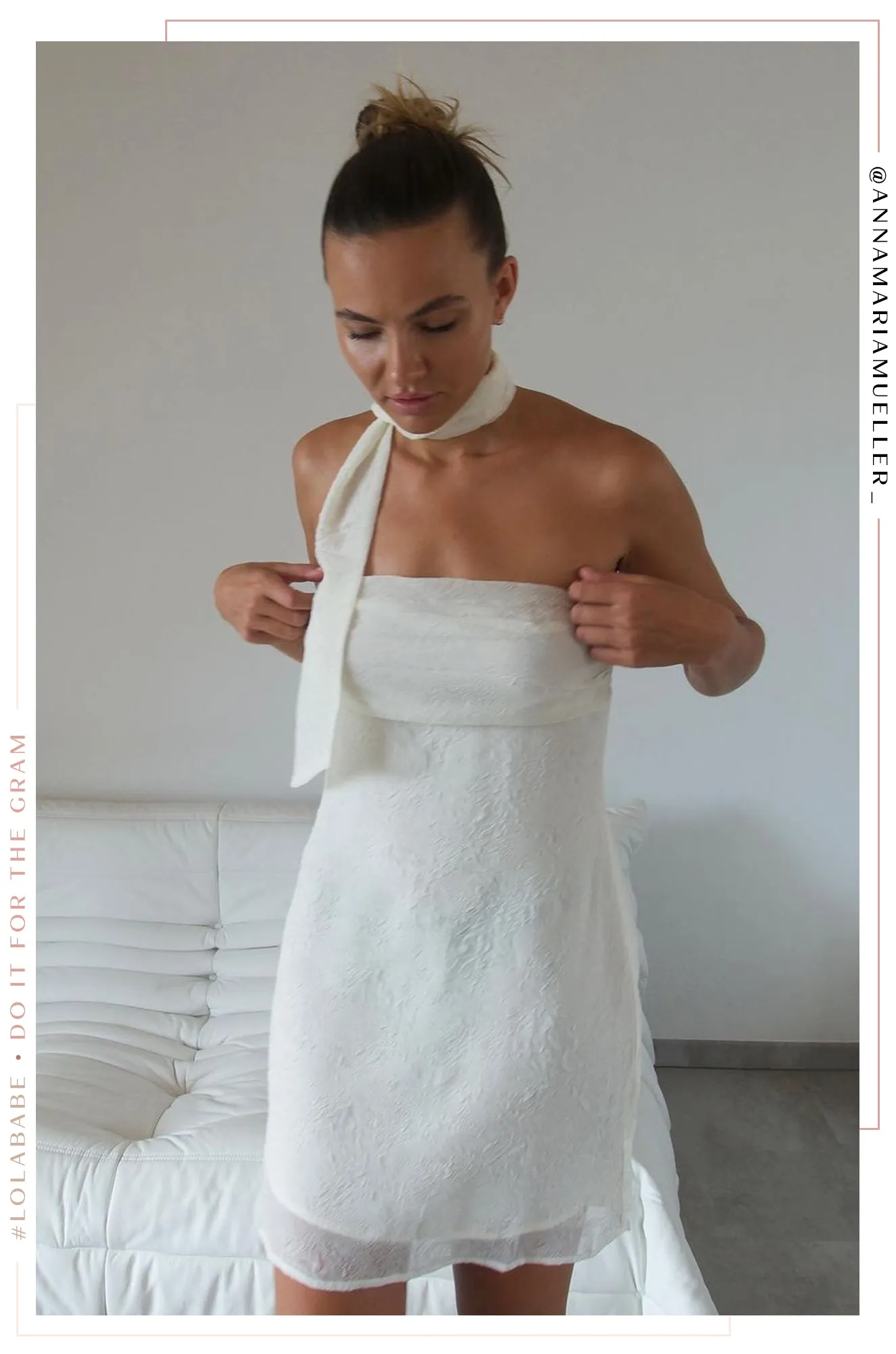 Alana Strapless Mini Dress Set - Ivory
