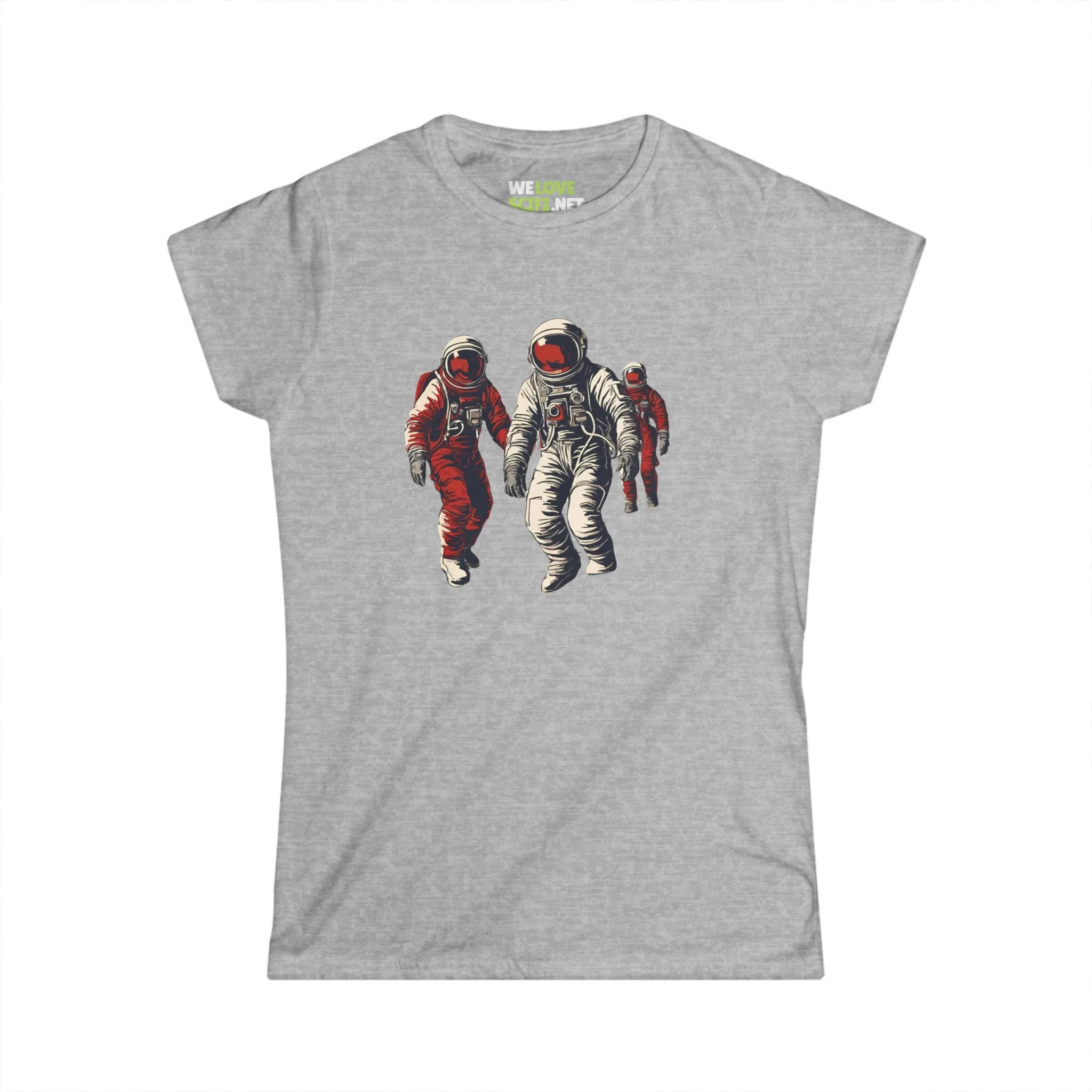 Astronauts In Red Woman's Tee