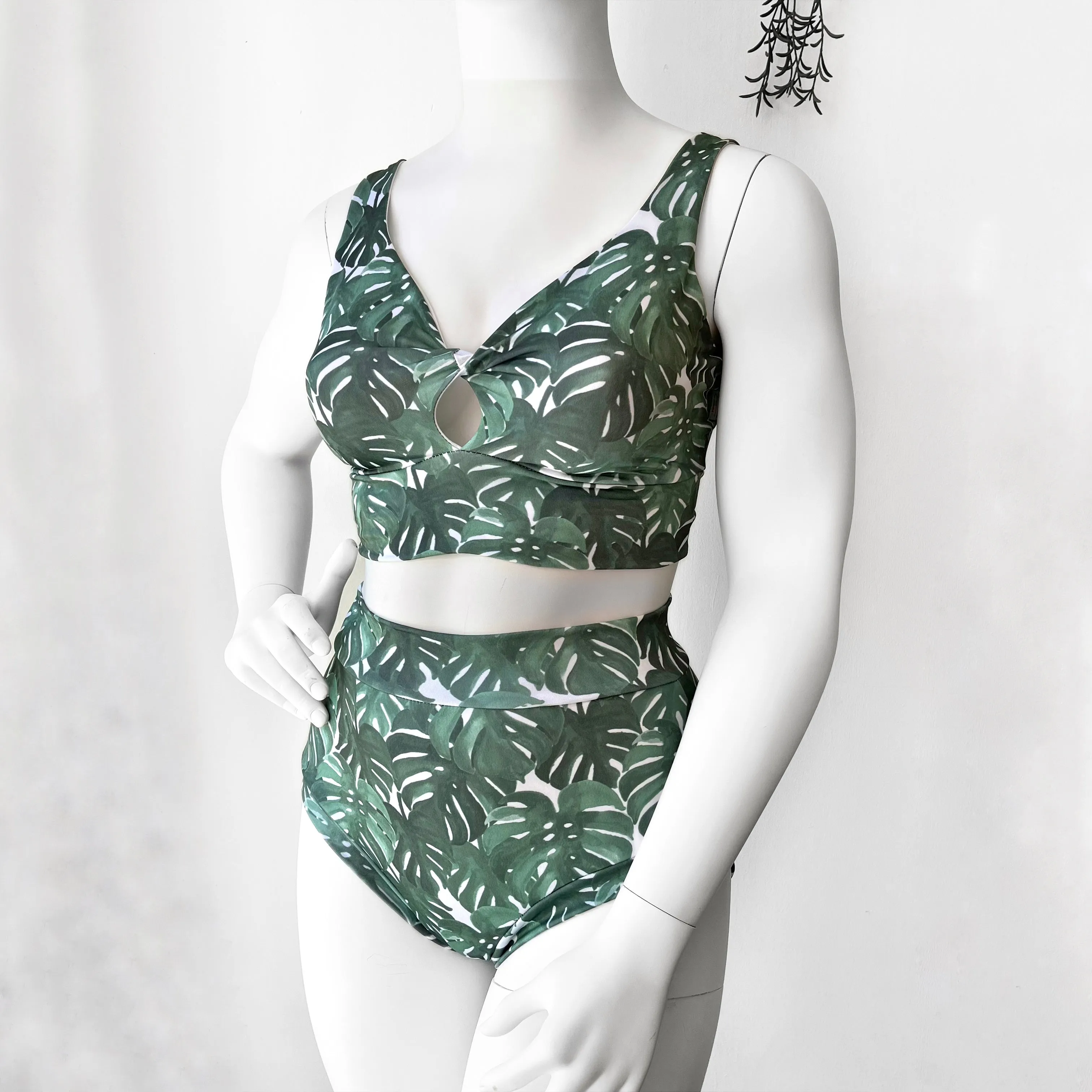 Cheeseplant Bikini Bottoms | Recycled Ethical Swimwear