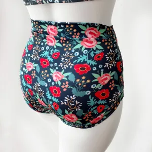 Floral Bikini Bottoms | Recycled Ethical Swimwear
