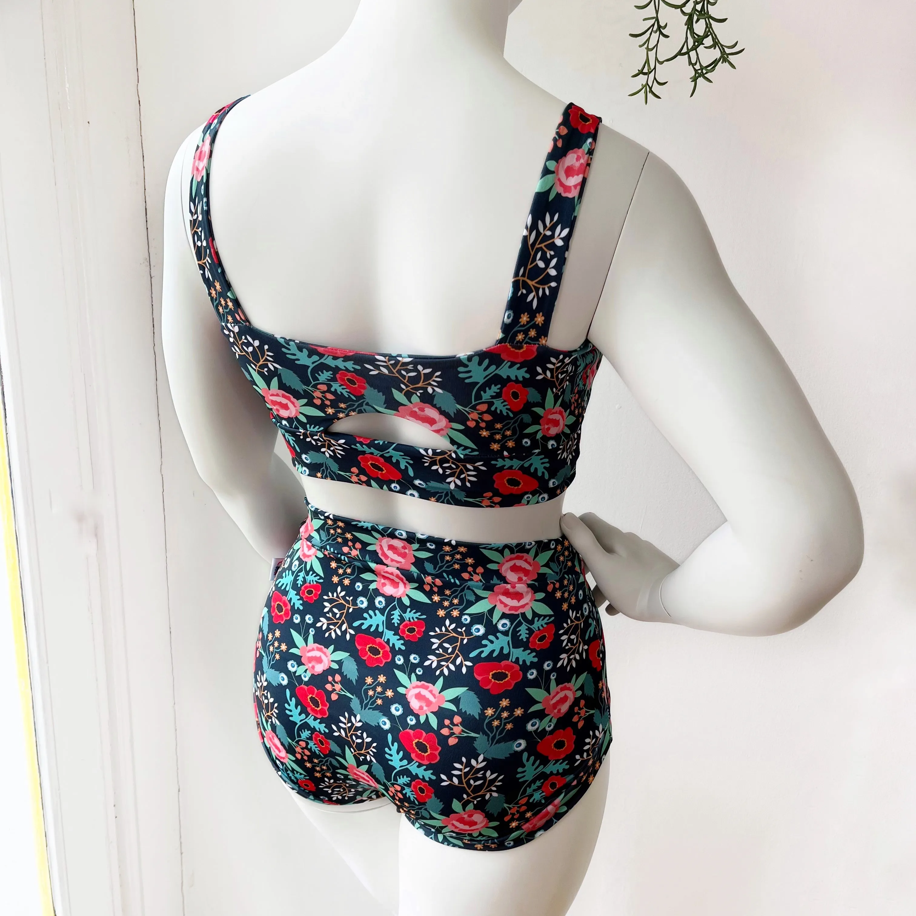 Floral Bikini Bottoms | Recycled Ethical Swimwear