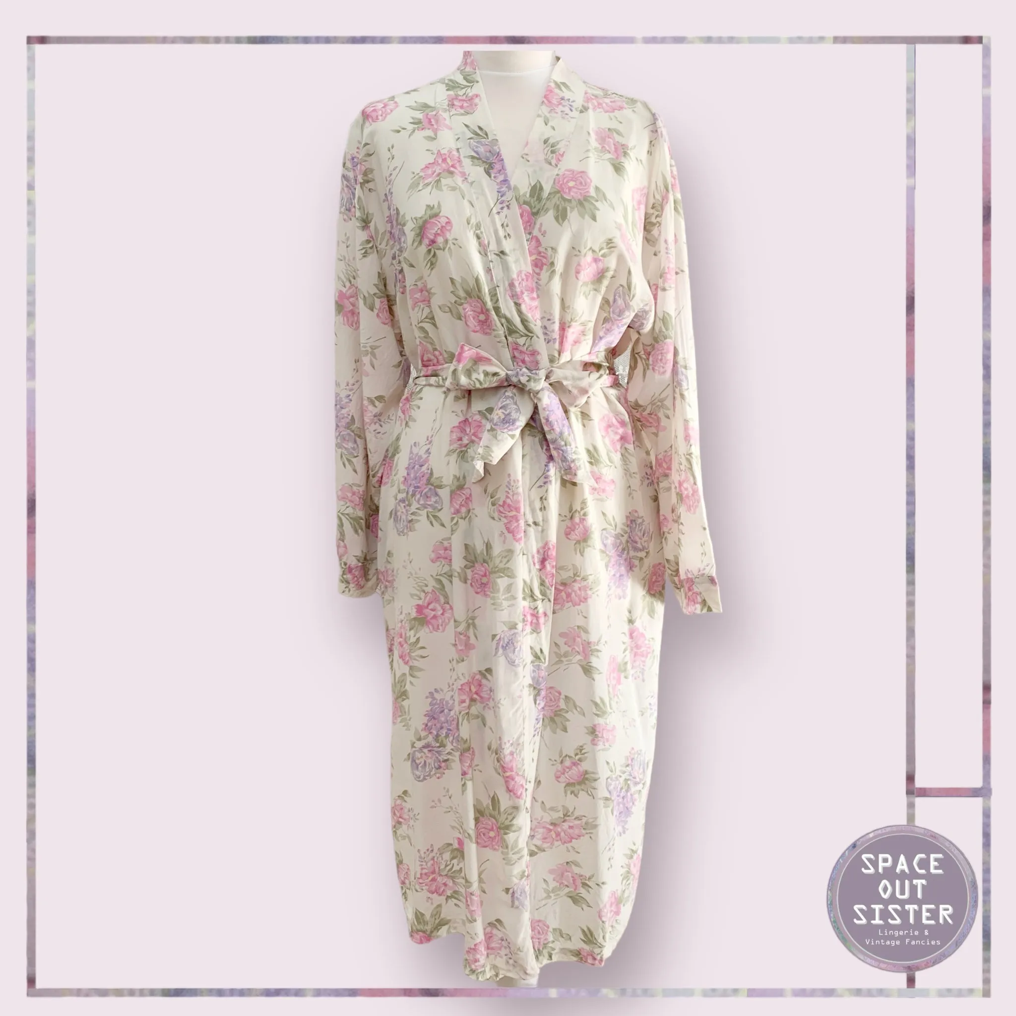 Frasi Silk Floral Robe