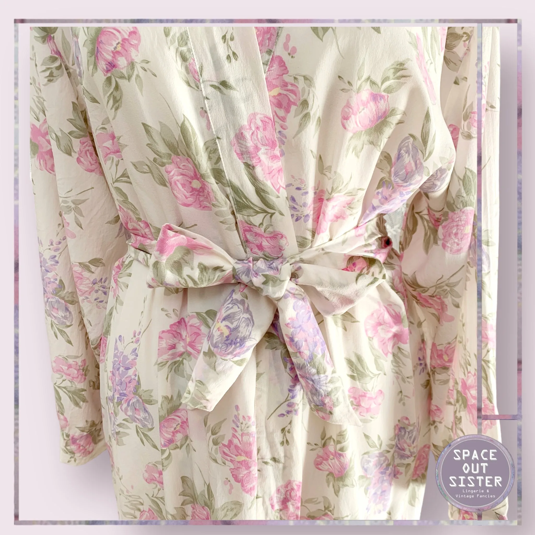 Frasi Silk Floral Robe