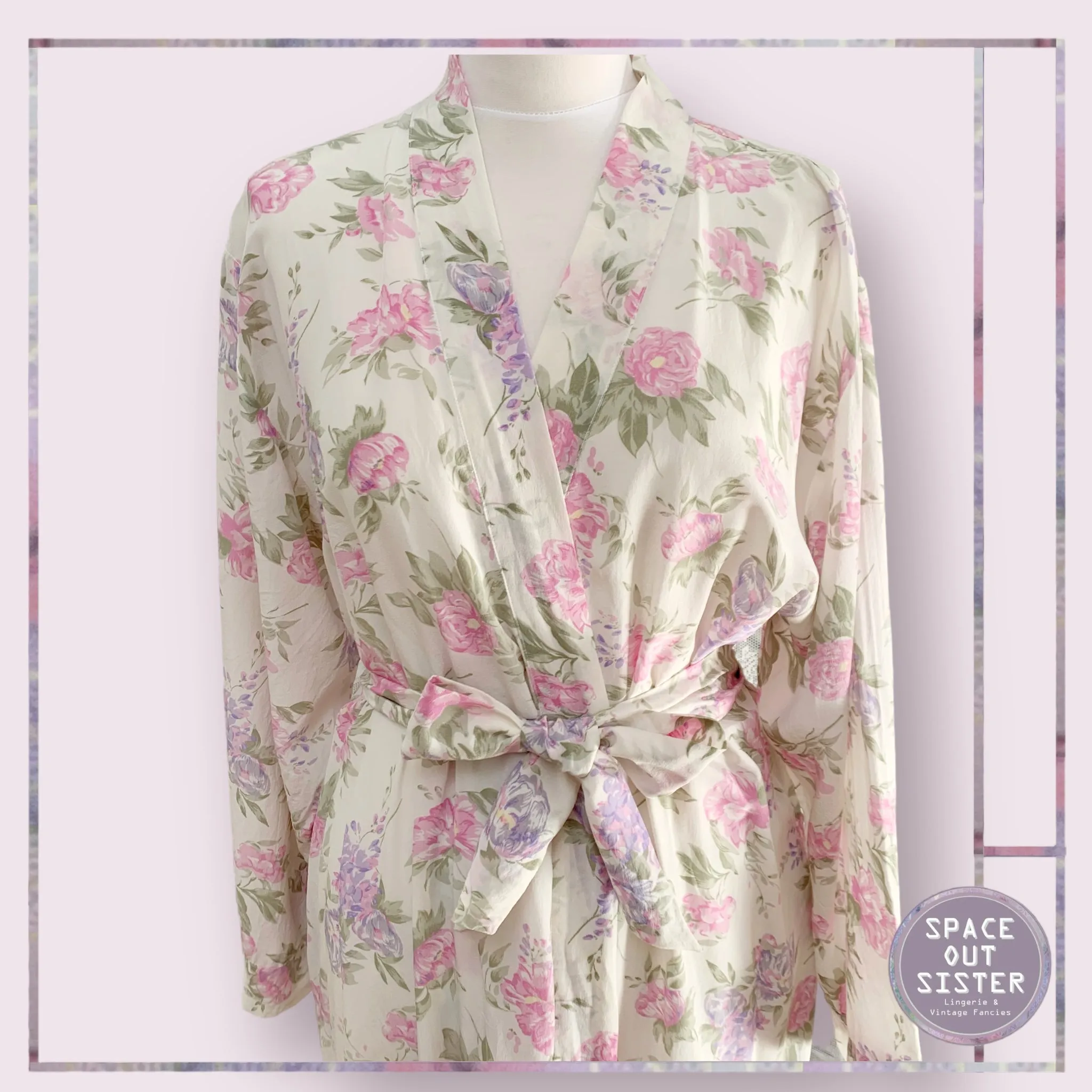 Frasi Silk Floral Robe