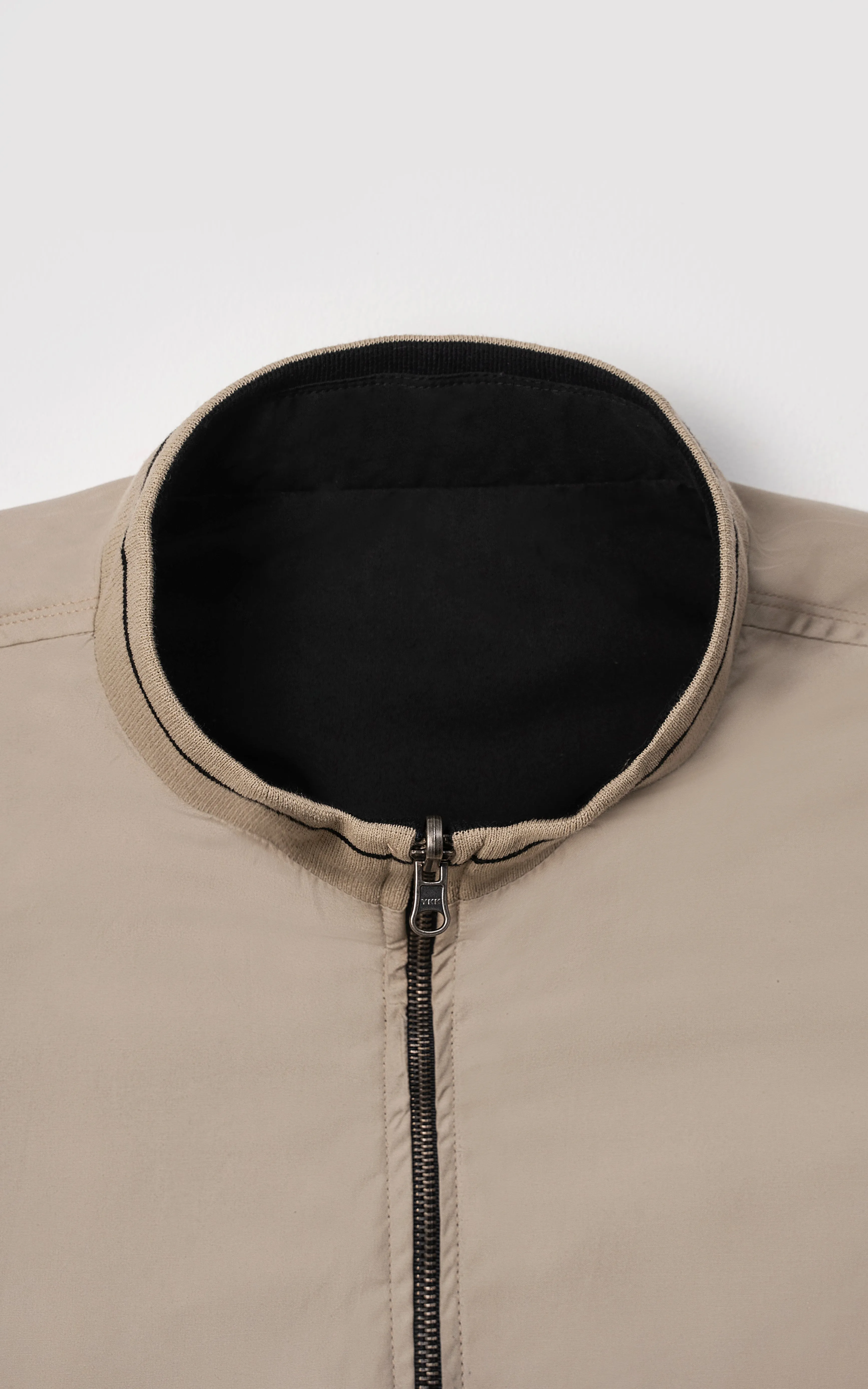 F/S REVERSIBLE JACKET BLACK KHAKI