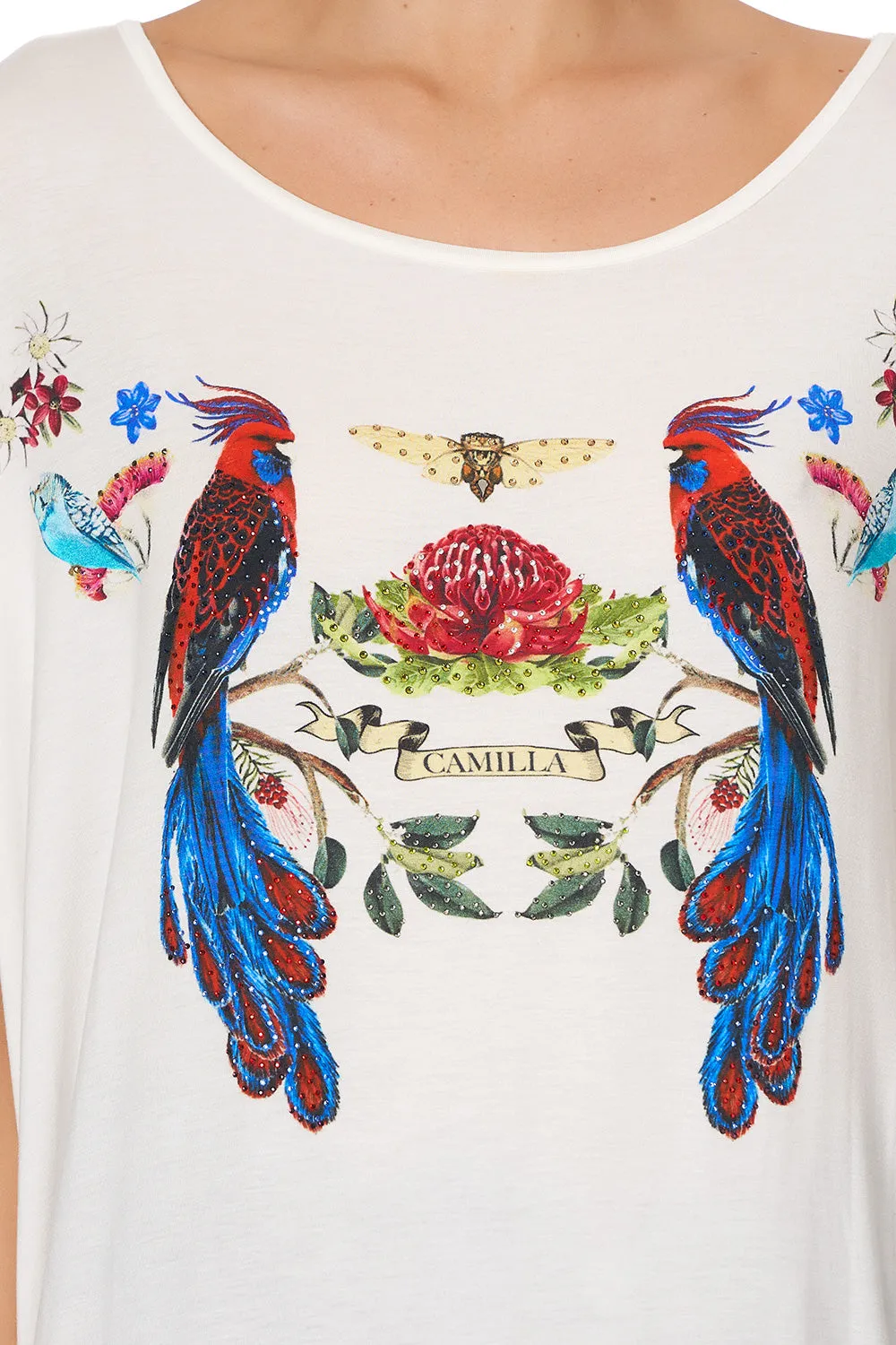 LOOSE FIT TEE WINGS IN ARMS