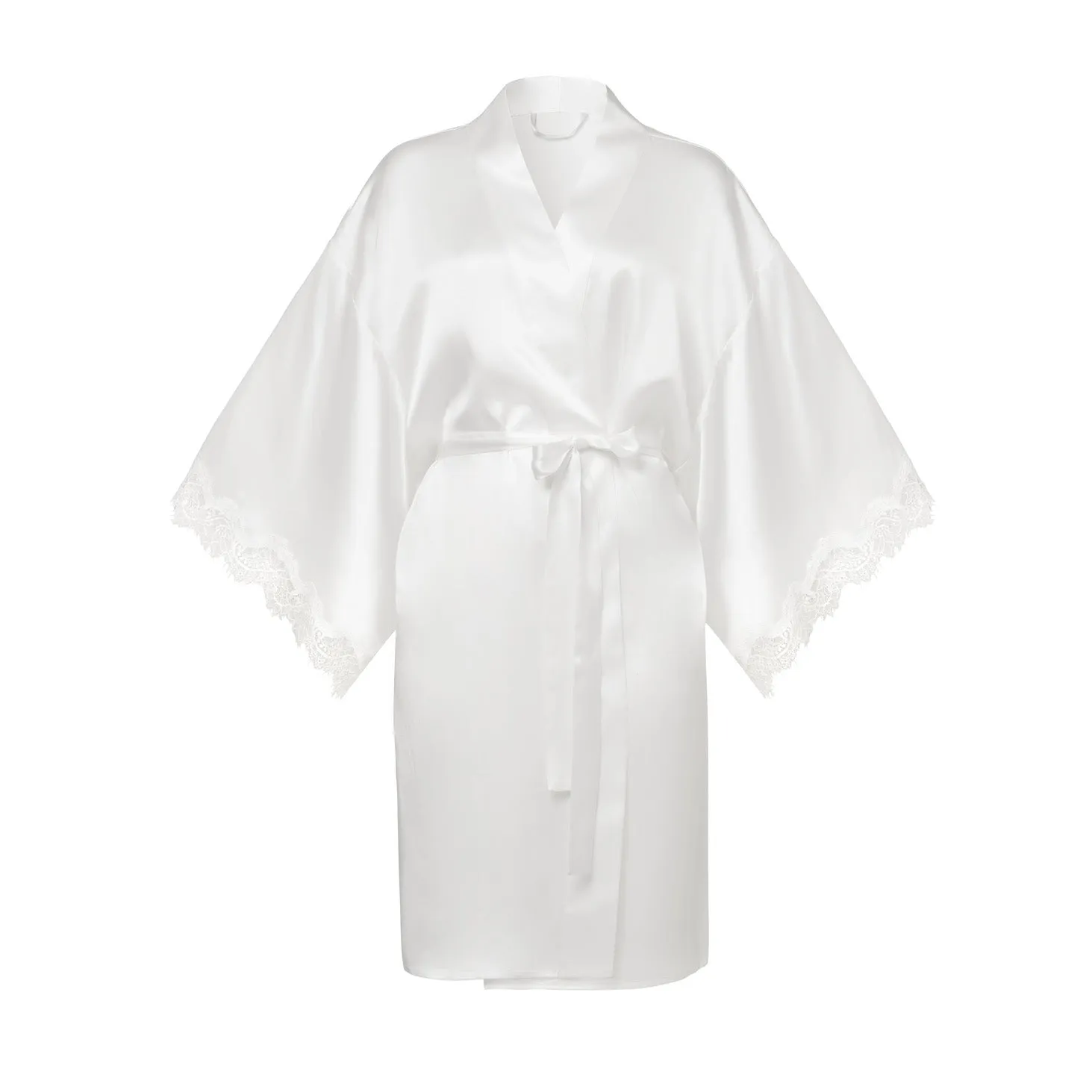 New Scarlett Ivory Silk Kimono by Sainted Sisters