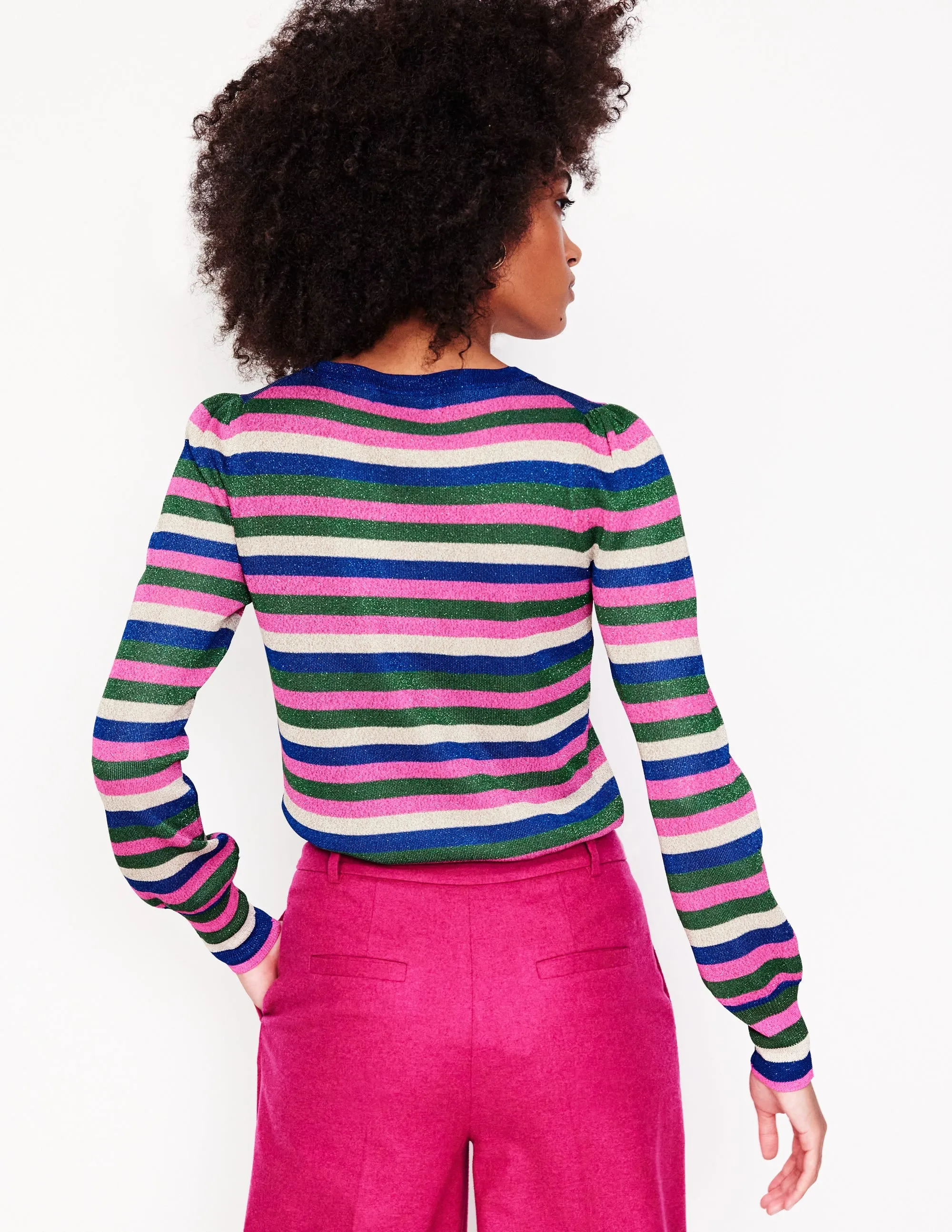 Party Stripe Jumper-Multi Stripe