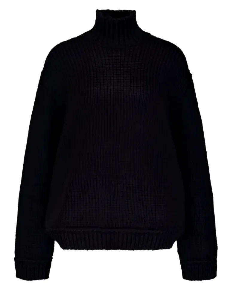Tom Ford Womens Roll Neck Knitted Wool Sweater In Black