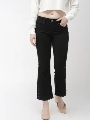 Women's 715 Black Bootcut Fit Mid Rise Jeans